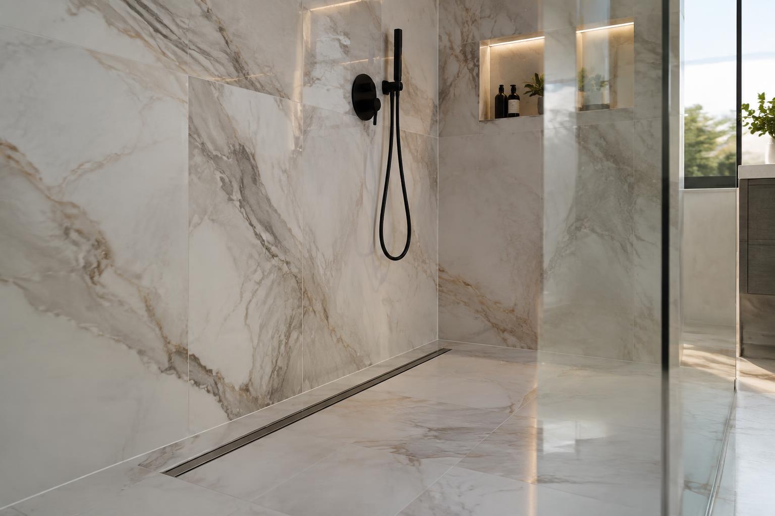 Douche à l'italienne